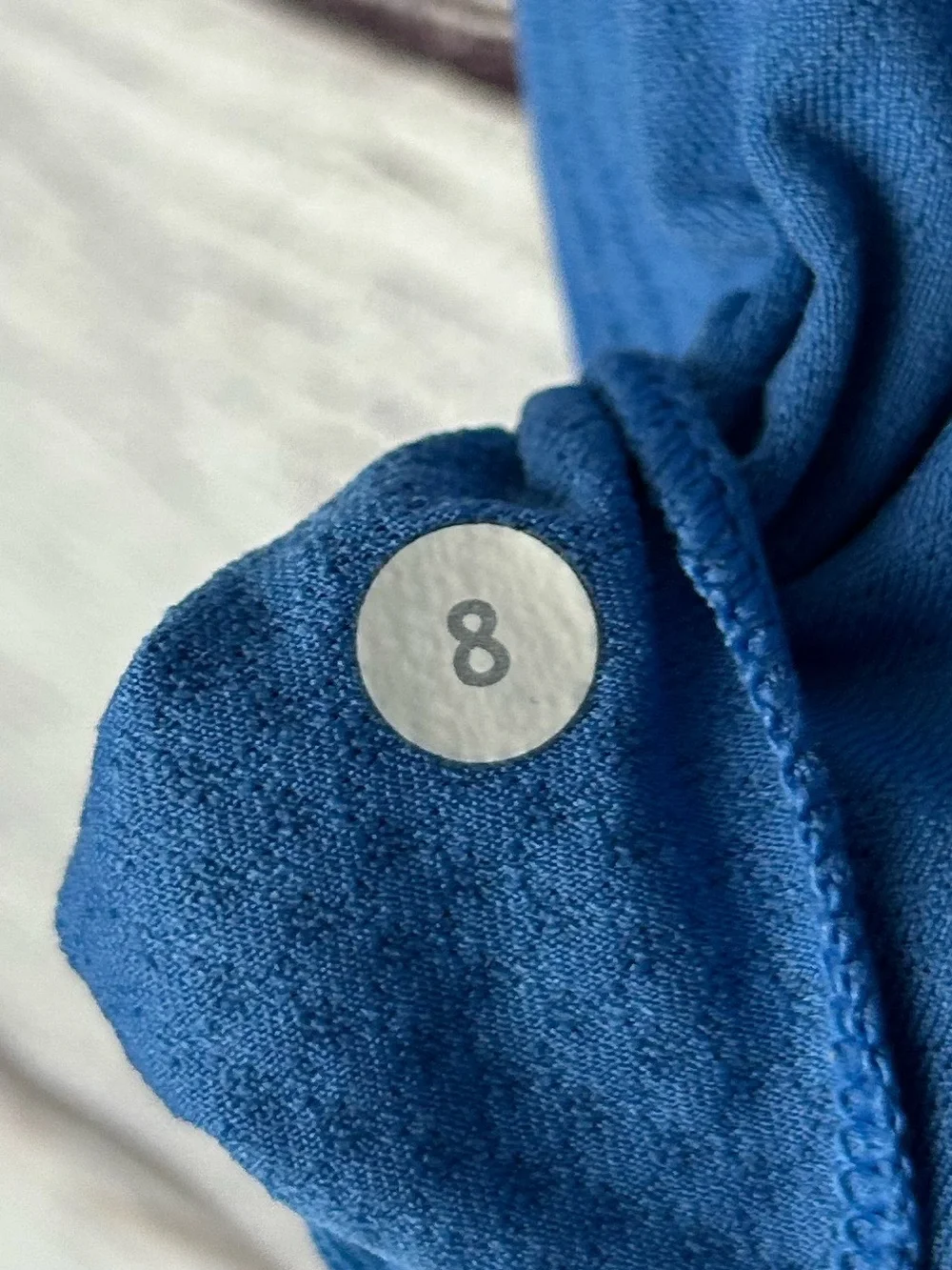 Lululemon Free To Be Bra Wild in Porcelaine blue size 8